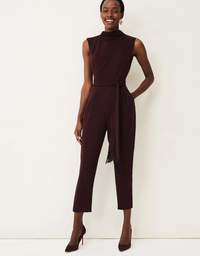 Zinnia Cowl Neck Jumpsuit