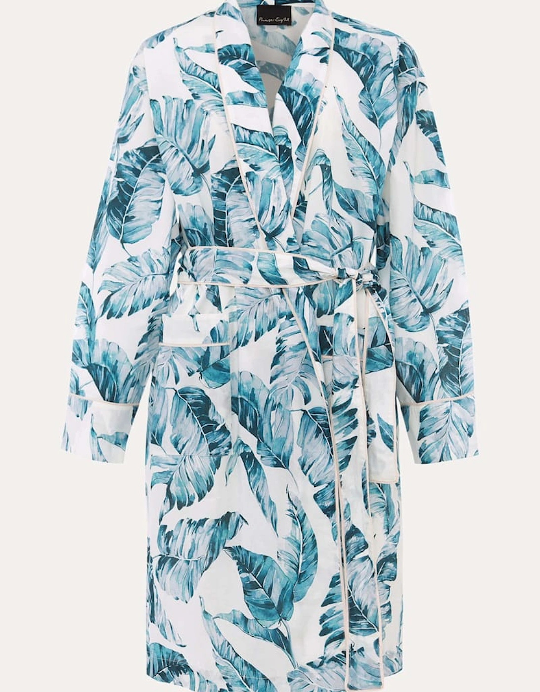 Piera Palm Print Robe