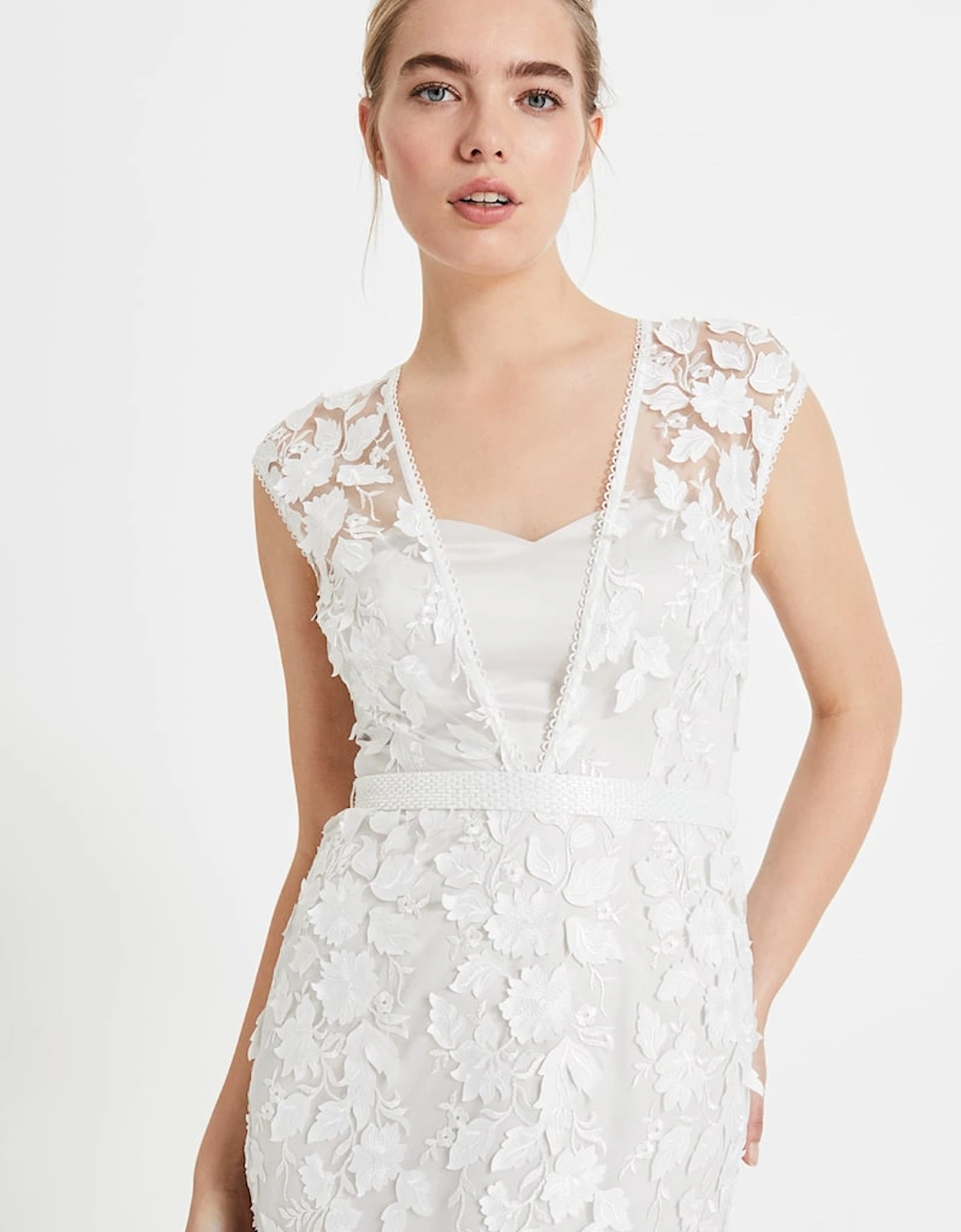 Peony 3D Lace Wedding Dress
