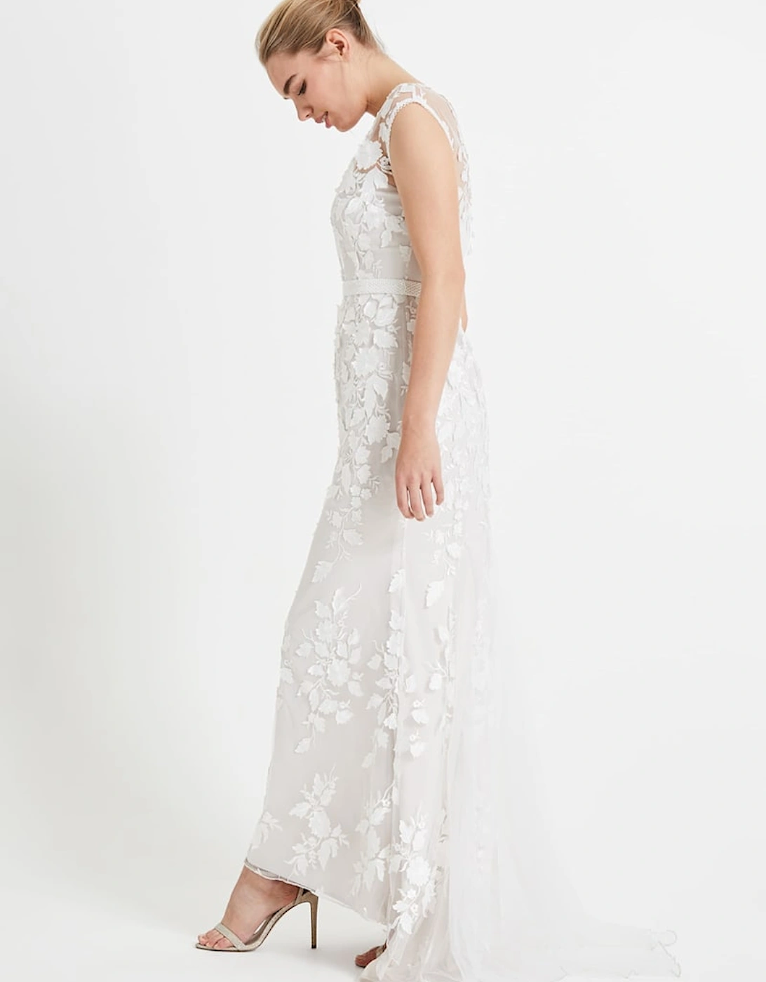 Peony 3D Lace Wedding Dress