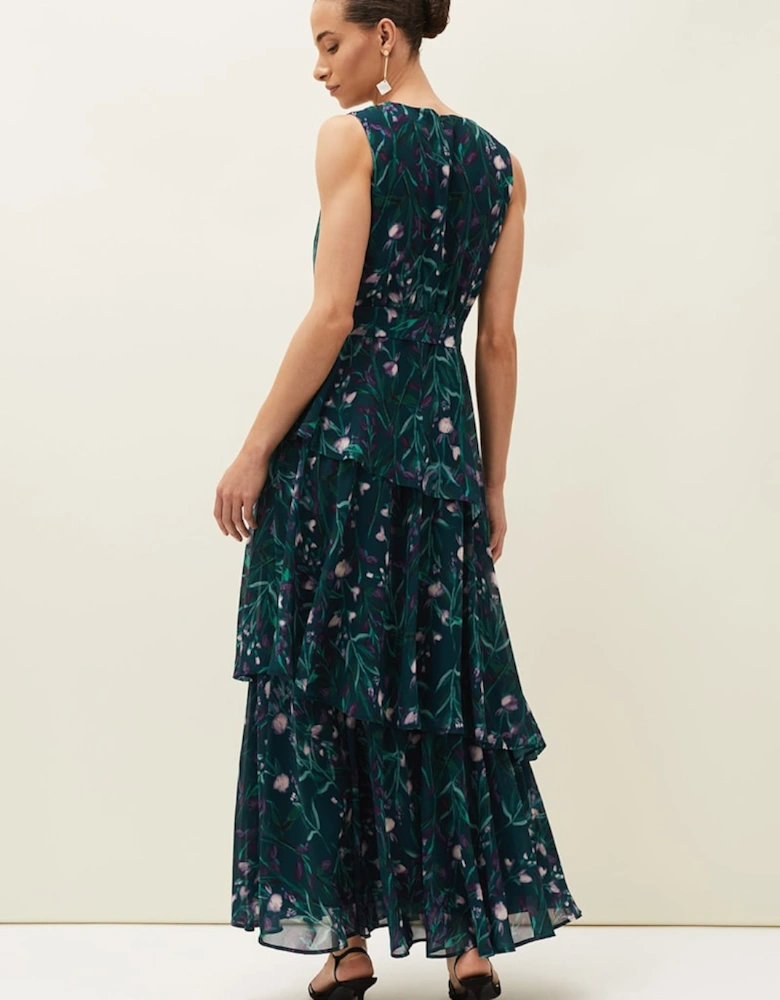 Yasmine Printed Maxi Dress