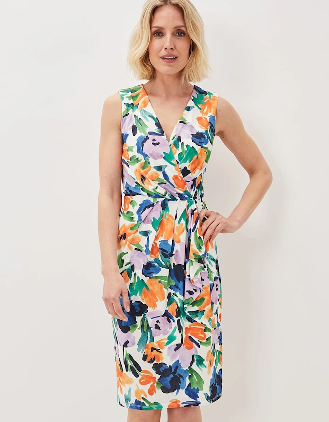 Essie Floral Midi Dress, 7 of 6