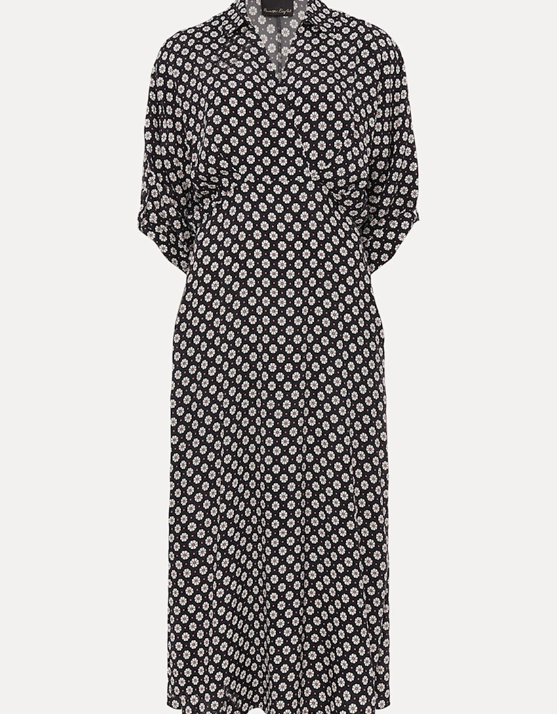 Ryleigh Geometric Print Midi Dress