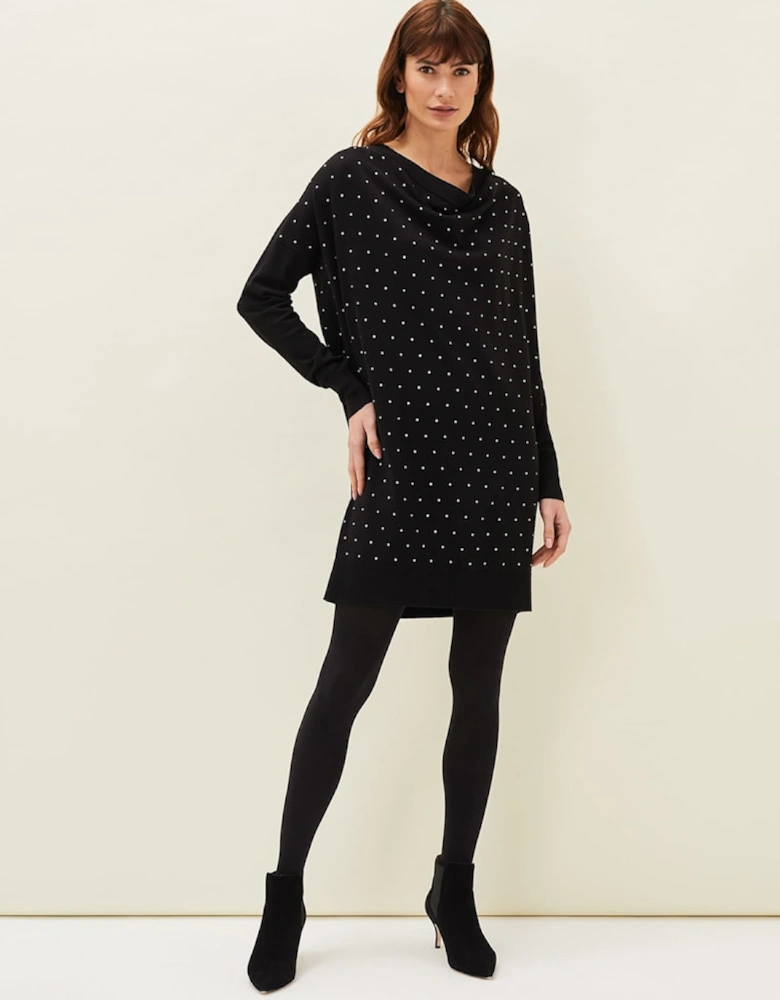 Bailie Studded Knit Dress