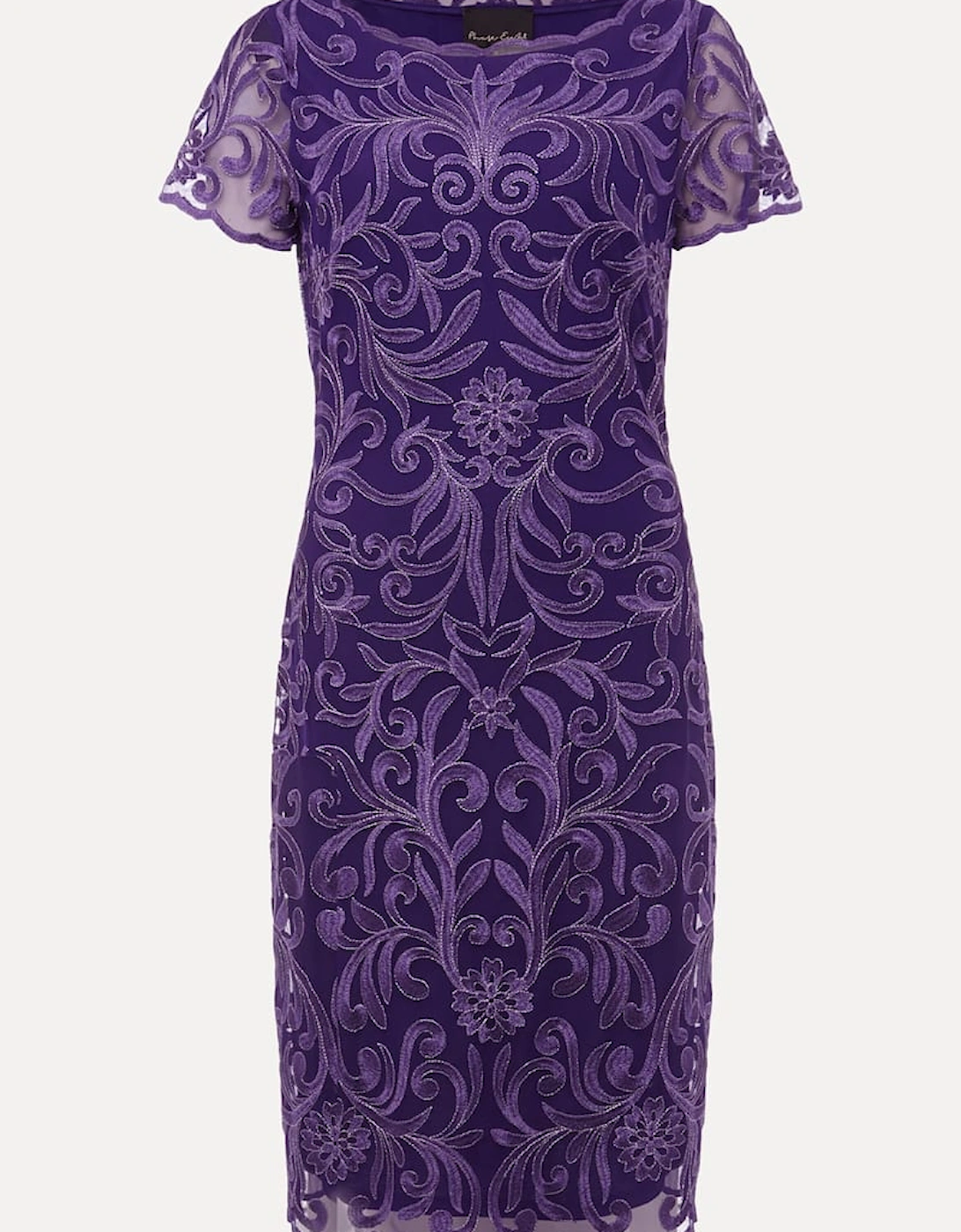 Nessa Embroidered Midi Dress