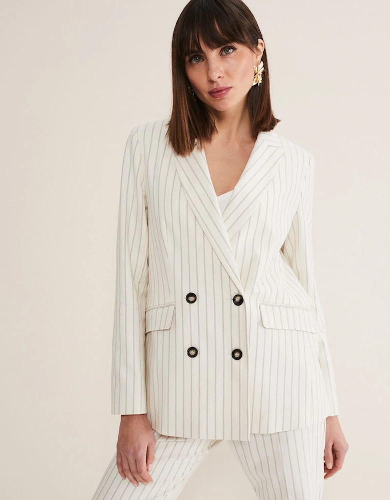 Ariella Pinstripe Blazer