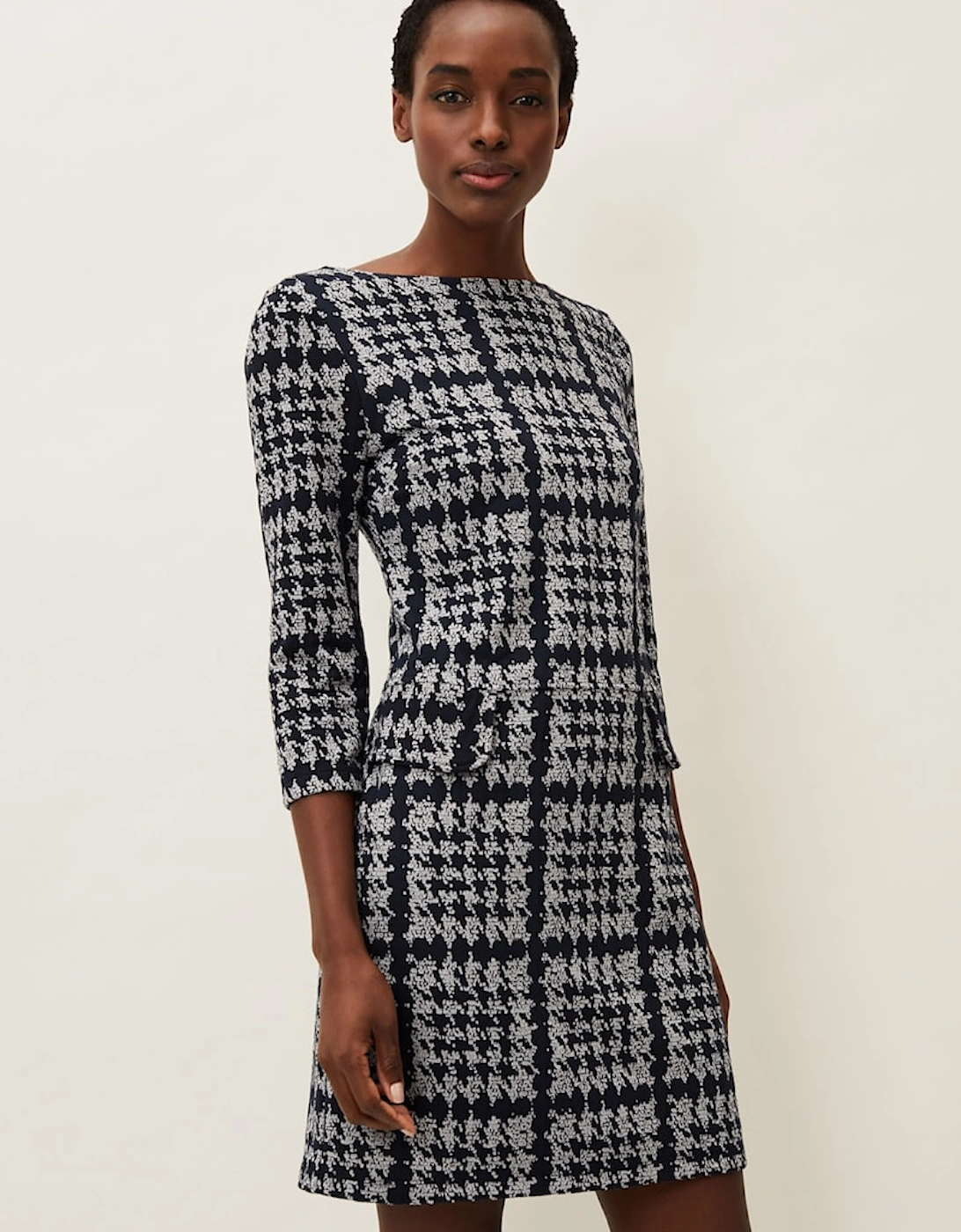 Amani Houndstooth Check Tunic Dress, 7 of 6
