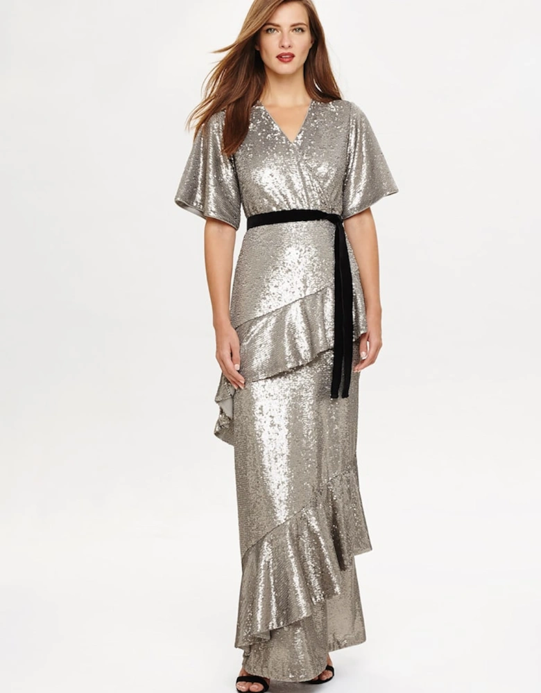 Starlette Sequined Maxi Dress