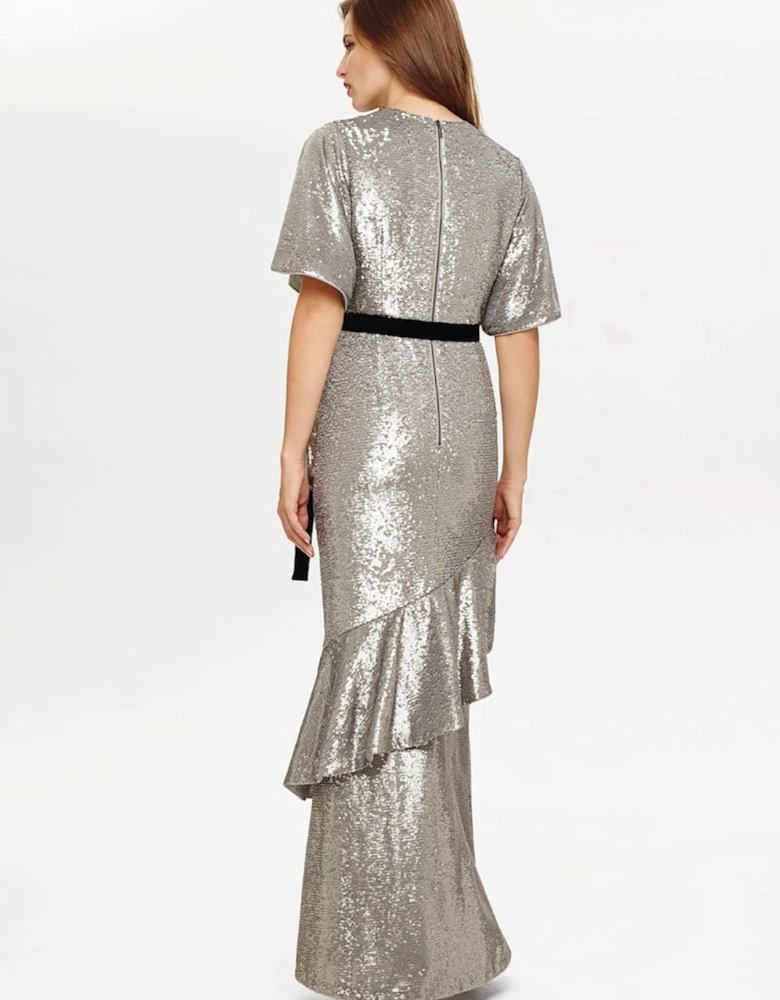 Starlette Sequined Maxi Dress