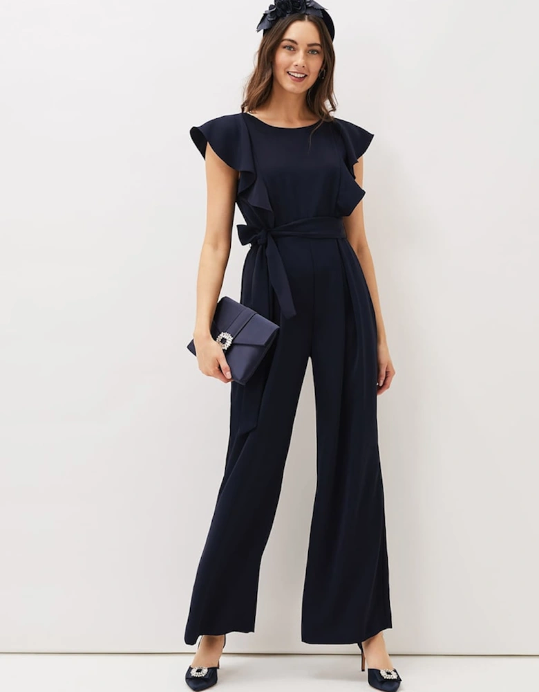 Bridie Frill Bodice Wide Leg Jumpsuit