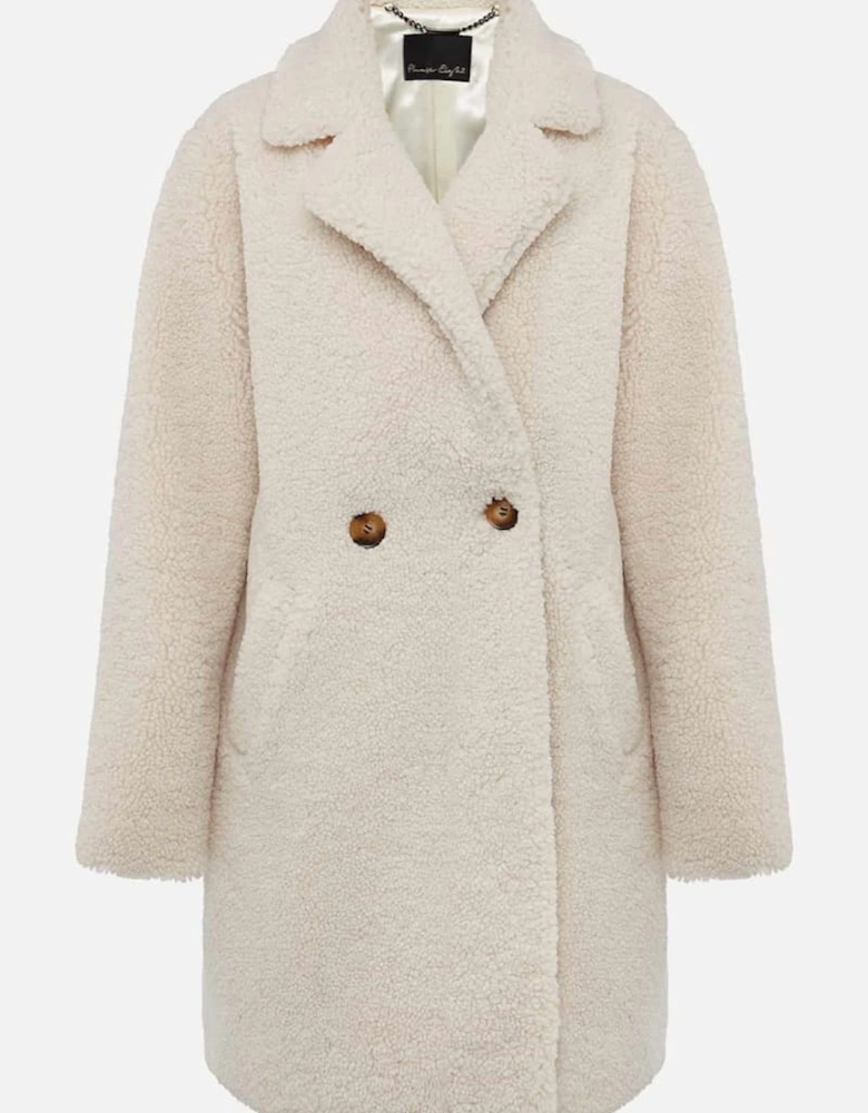 Libbie Longline Teddy Coat