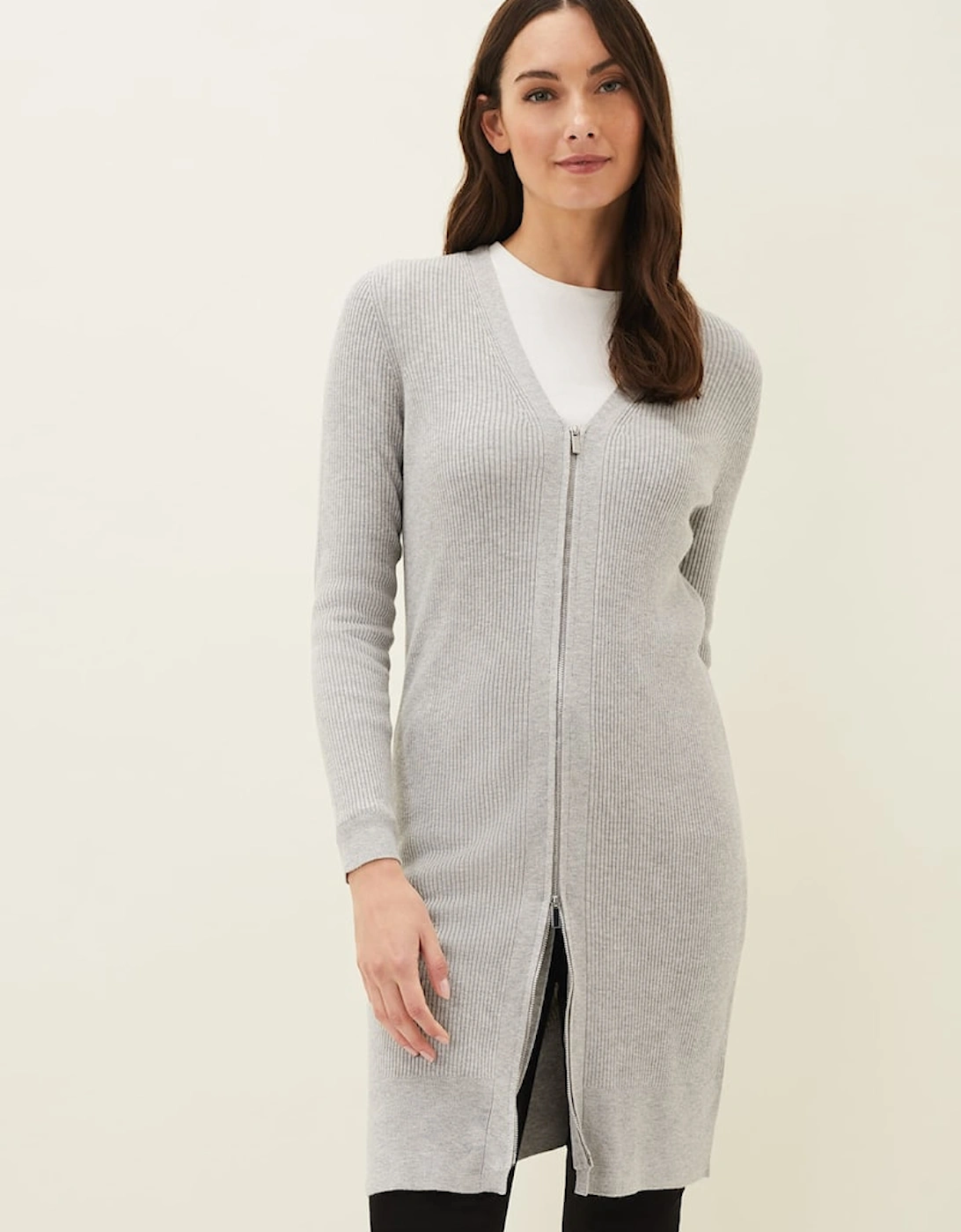 Milla Multiway Zip Ribbed Tunic Dress, 8 of 7