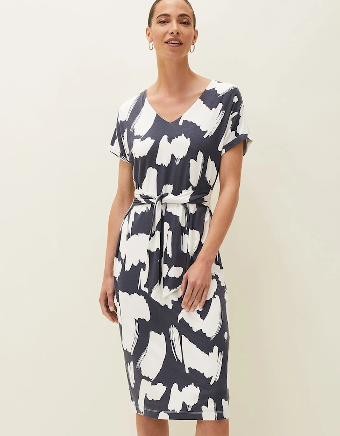 Dotterel Abstract Print Dress, 7 of 6