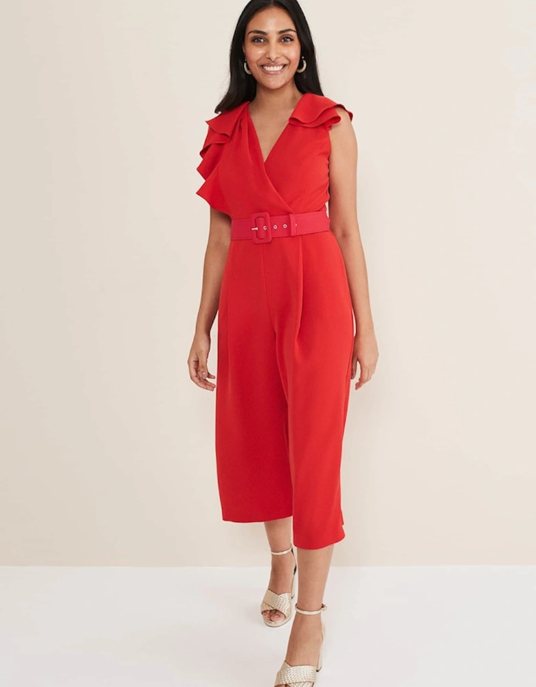 Petite Nicky Ruffle Jumpsuit