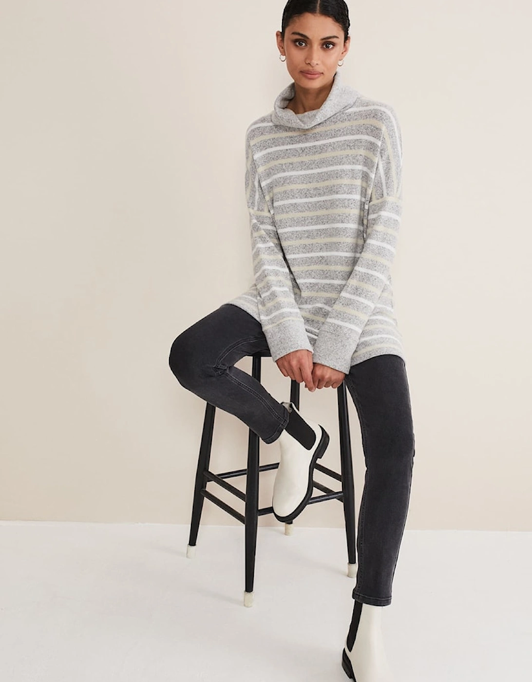 Leya Stripe Snuggle Top, 7 of 6