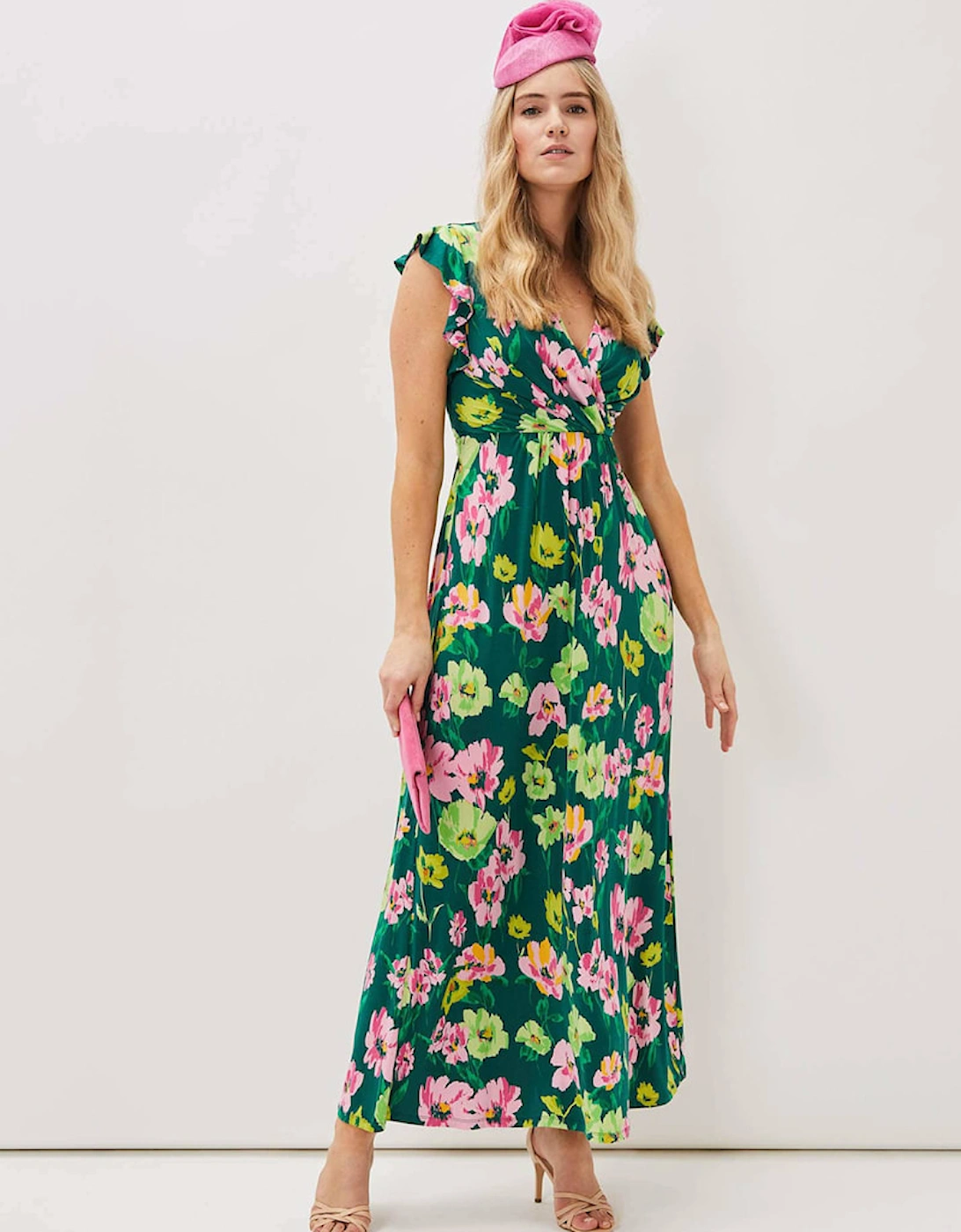 Effie Floral Jersey Maxi Dress, 7 of 6