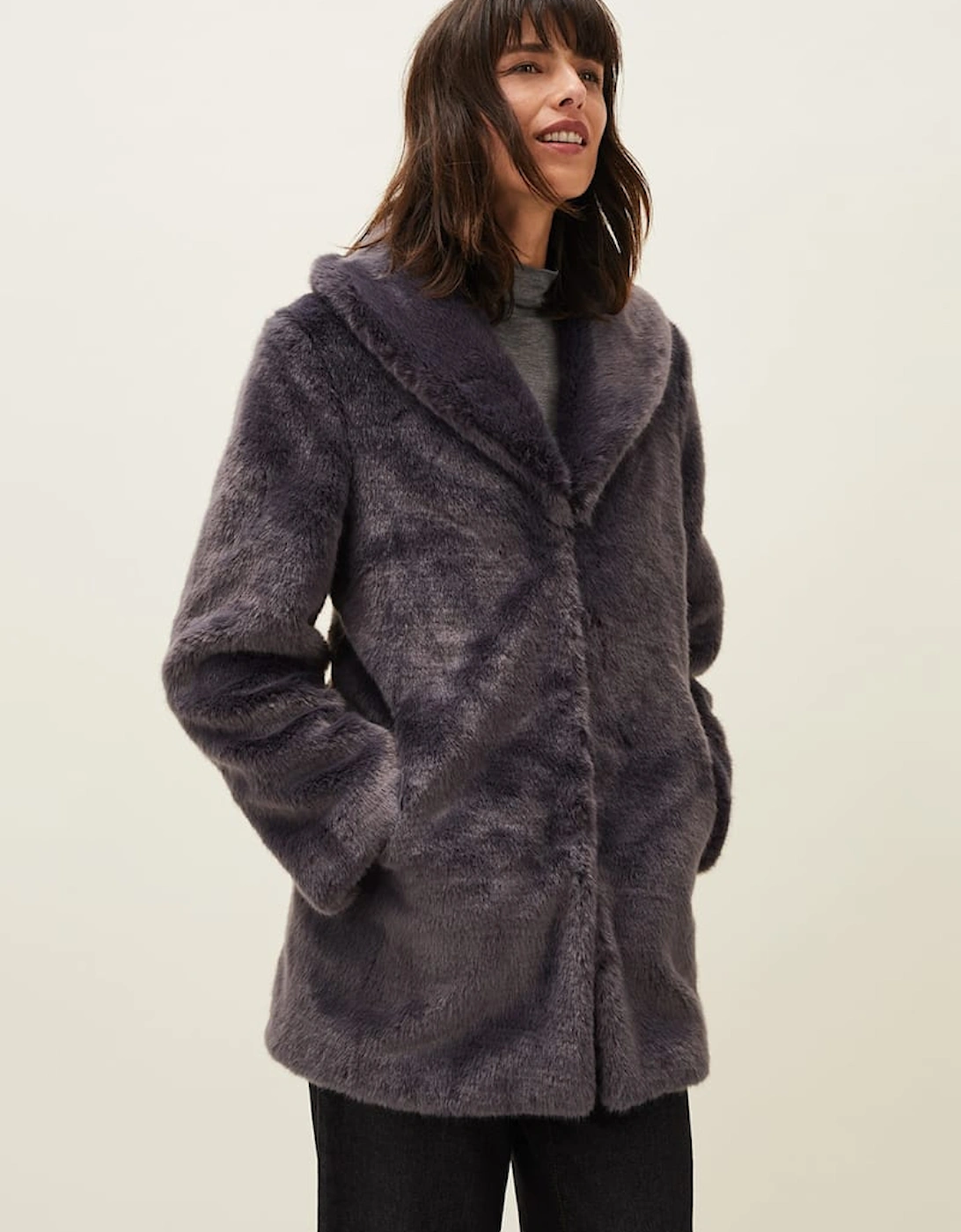 Meg Faux Fur Coat, 9 of 8