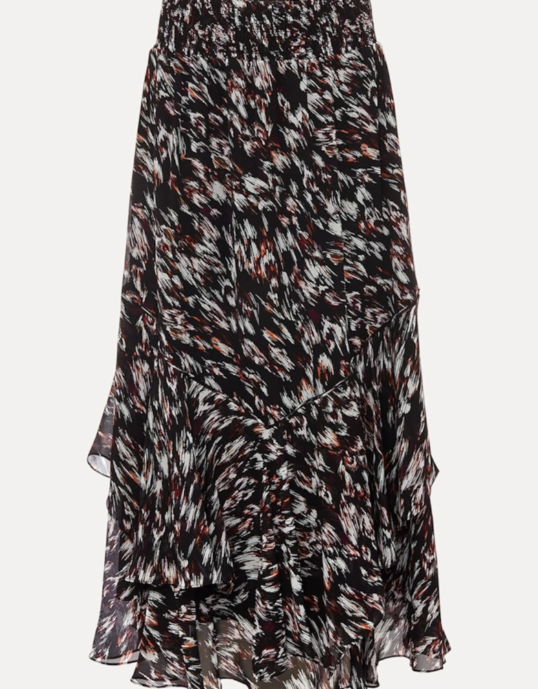 Kayley Abstract Print Maxi Skirt