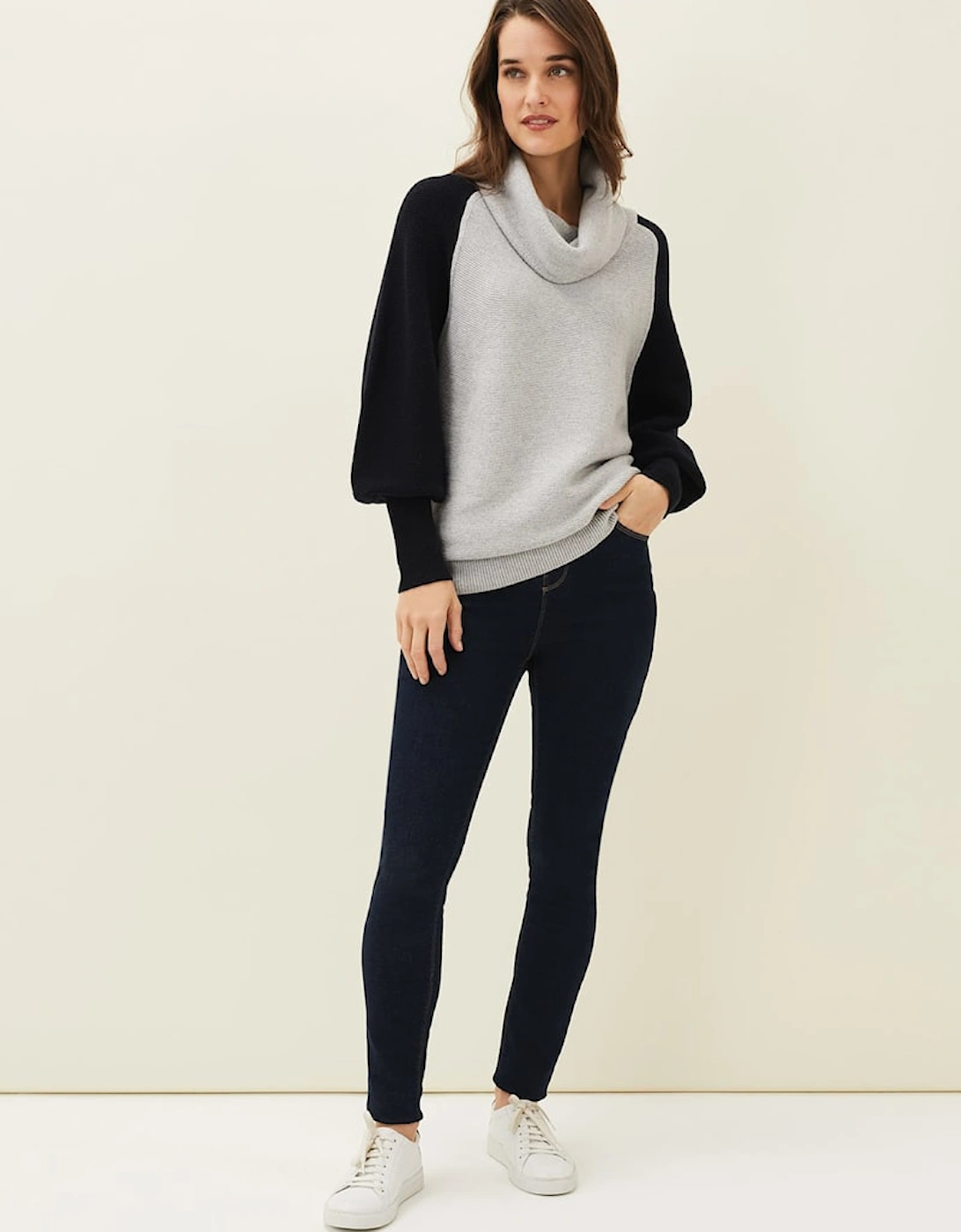 Audra Colourblock Knit Jumper