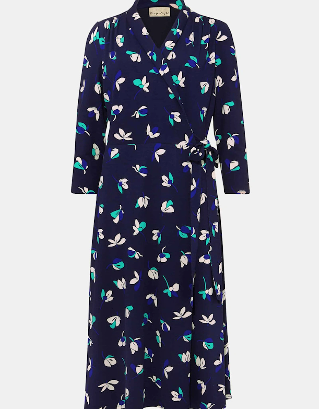 Hiroka Floral Wrap Dress