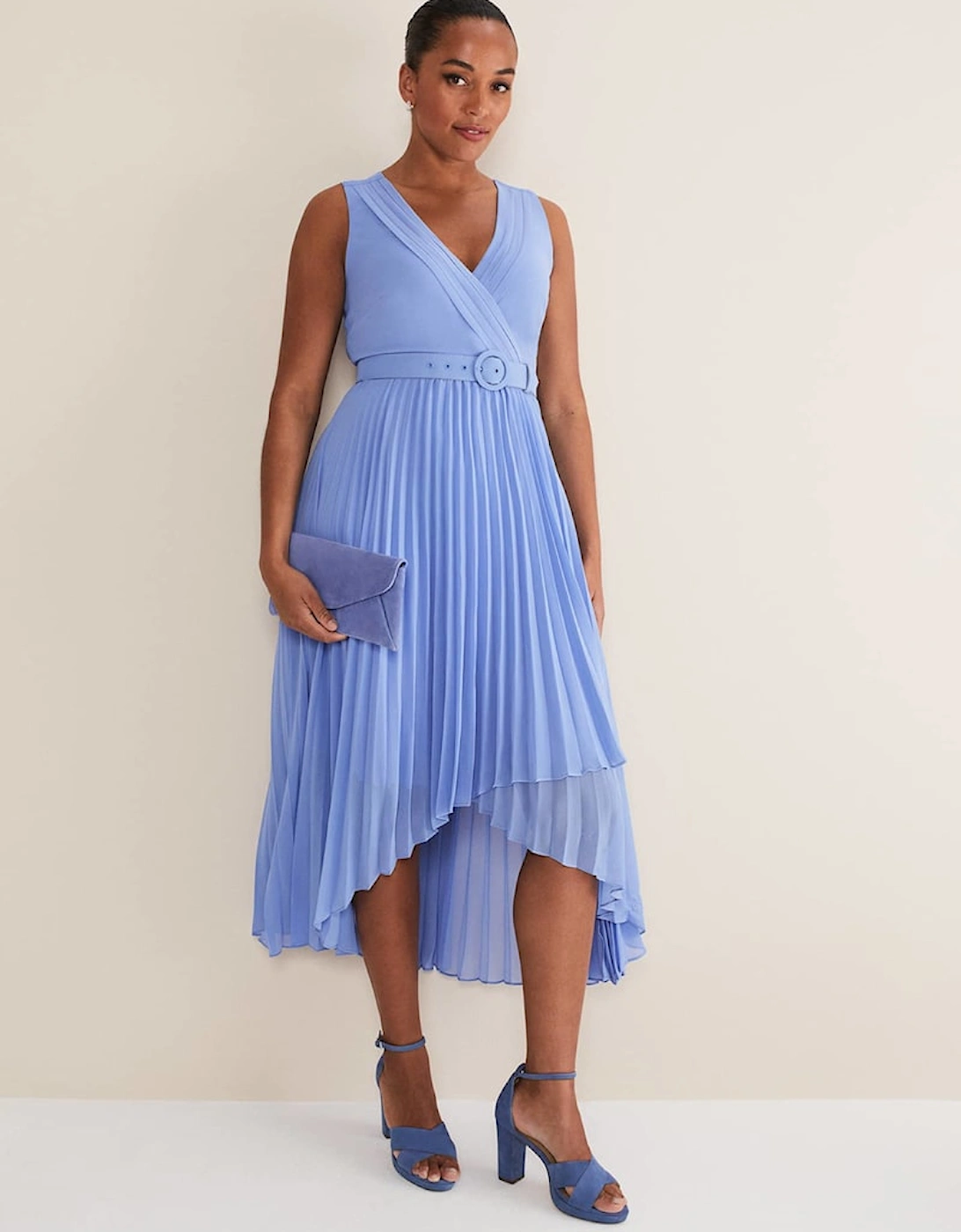 Brianna Pleated Midaxi Dress, 9 of 8