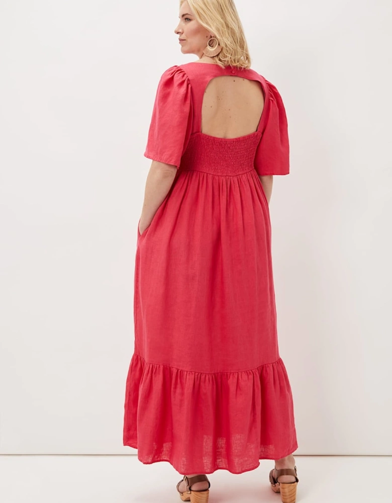 Emaline Linen Maxi Dress