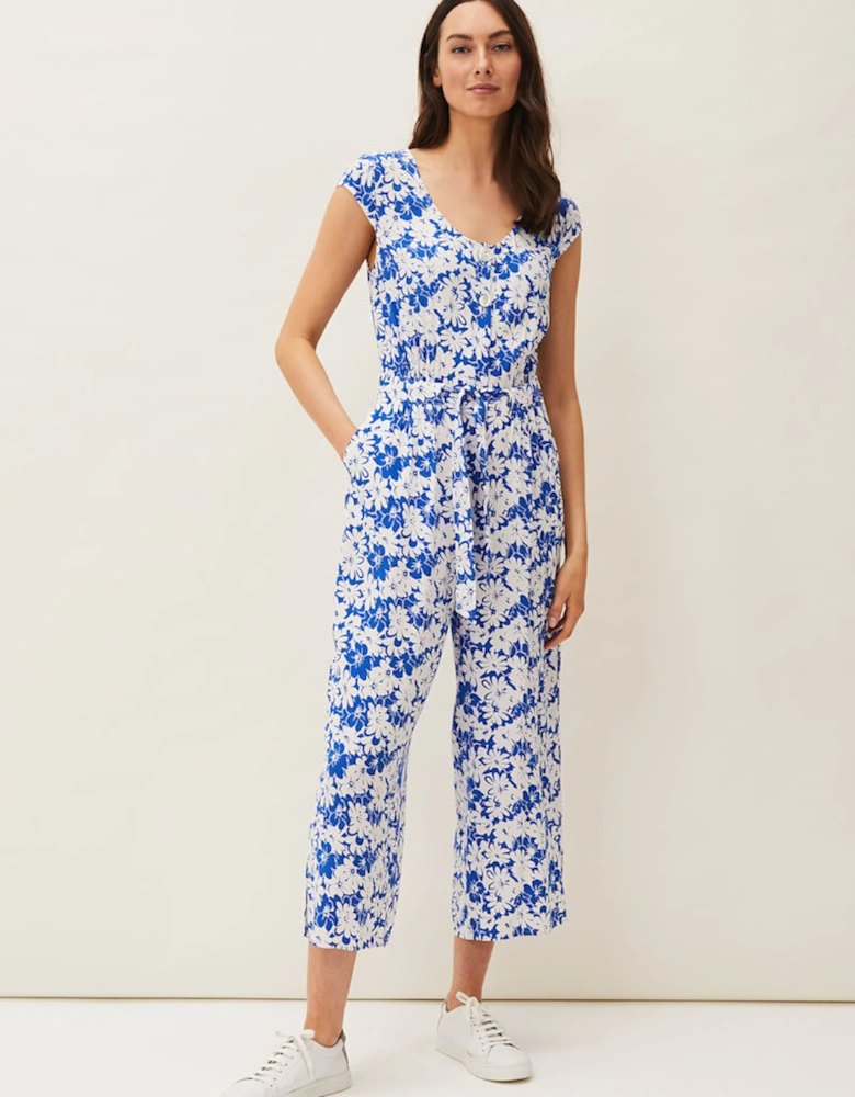 Nerissa Floral Wide Leg Jumpsuit