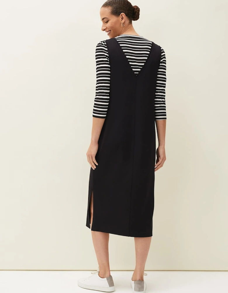 Catya Two Piece Stripe Top and Dress