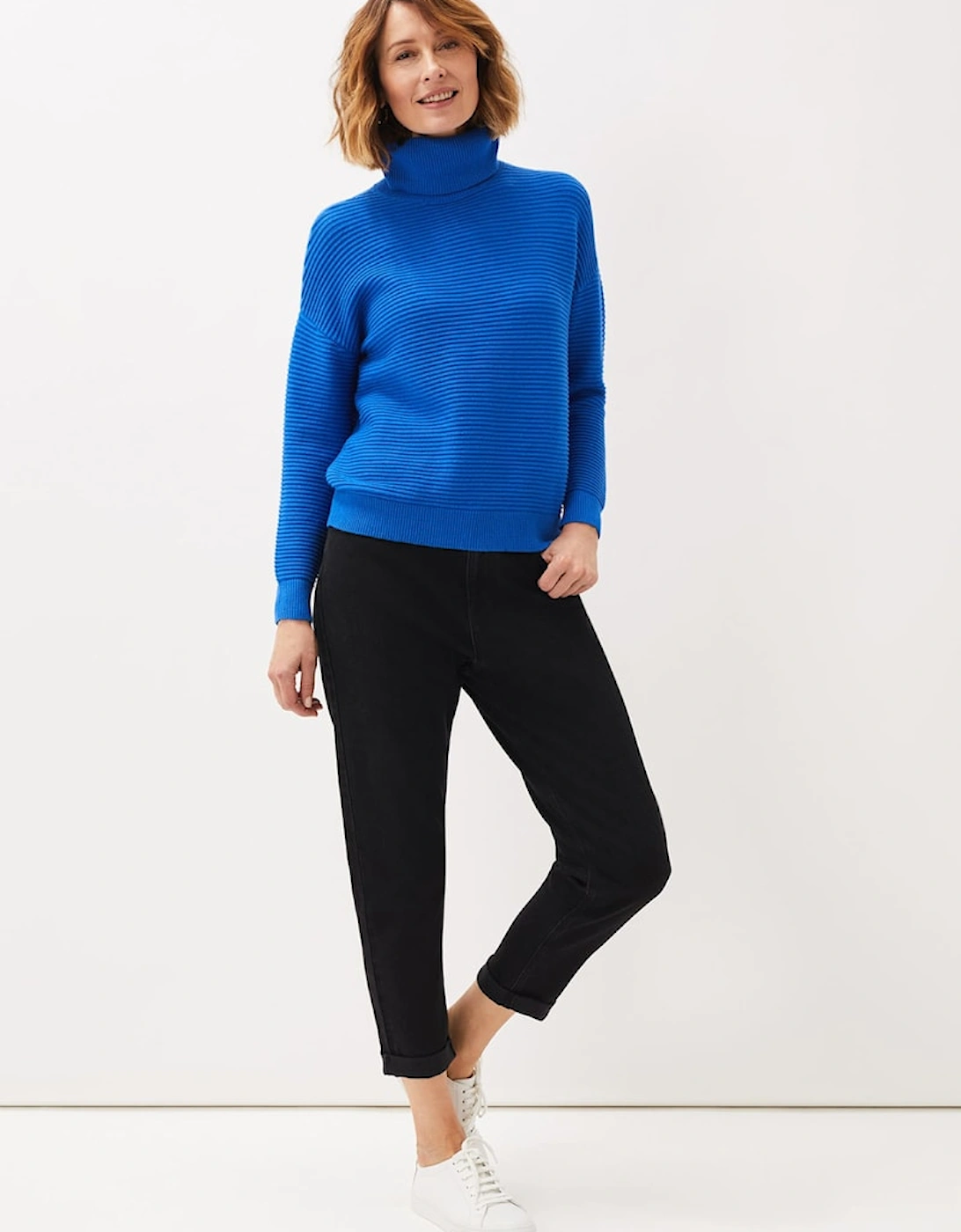 Rocco Ribbed Roll Neck Jumper
