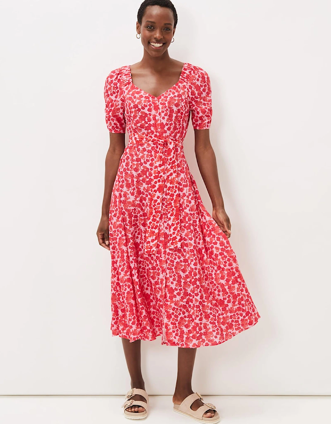 Sheryl Floral Midi Dress