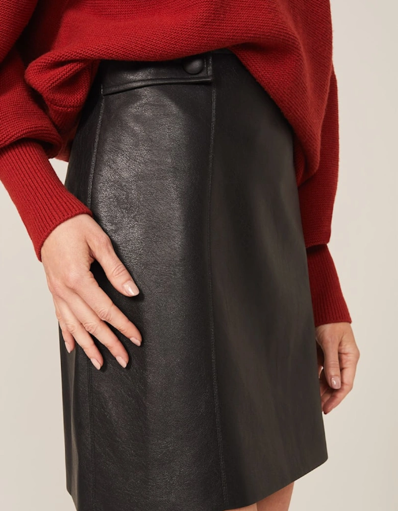 Nadine Faux Leather Skirt