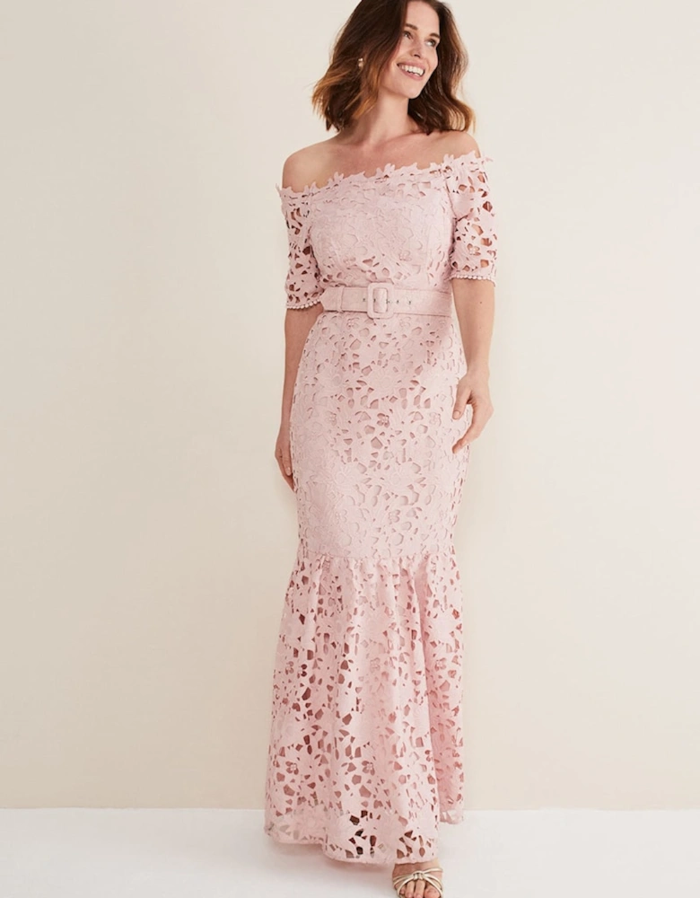 Tallulla Lace Bardot Maxi Dress