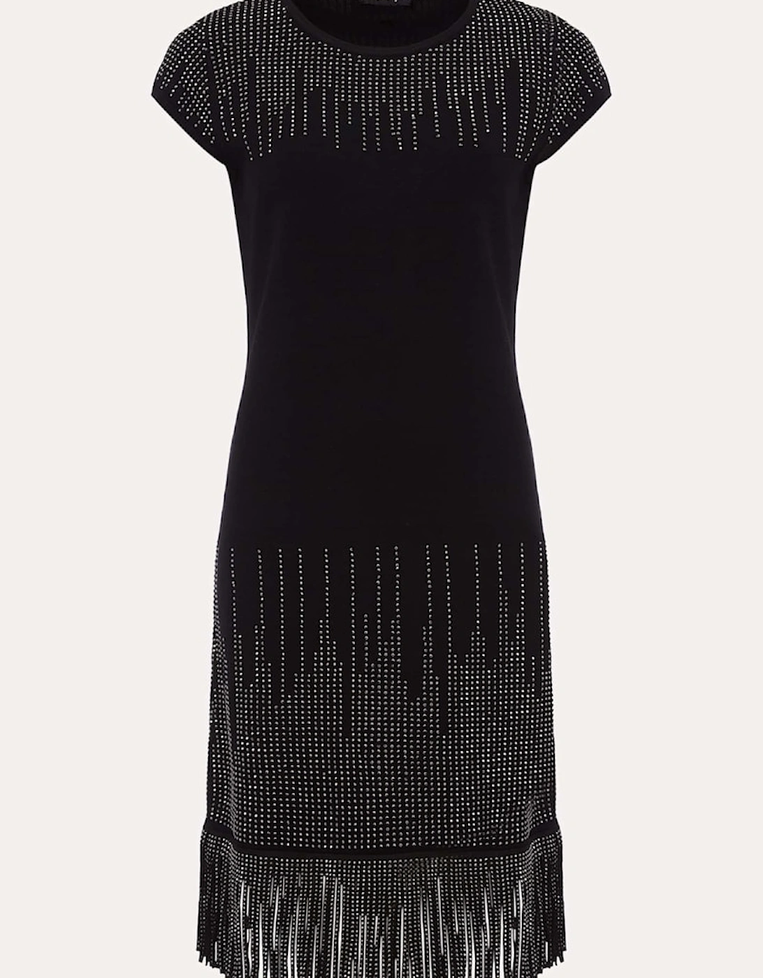 Florie Fringe Knitted Dress