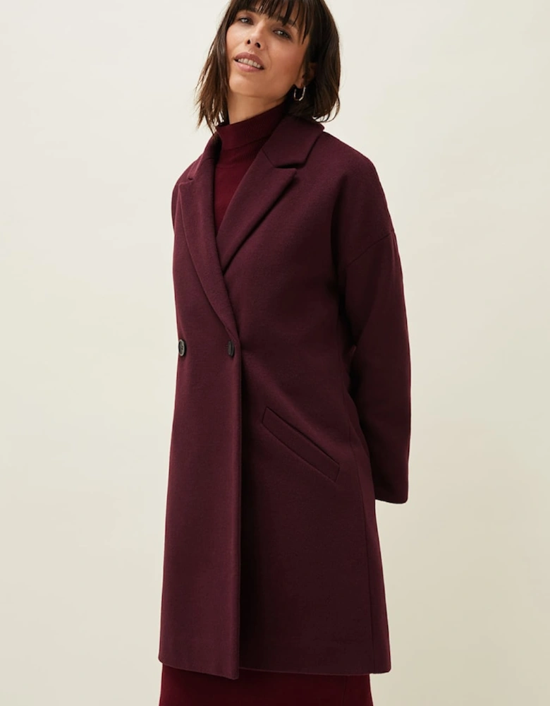 Lailla Check Cocoon Coat