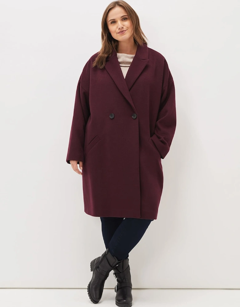 Lailla Check Cocoon Coat