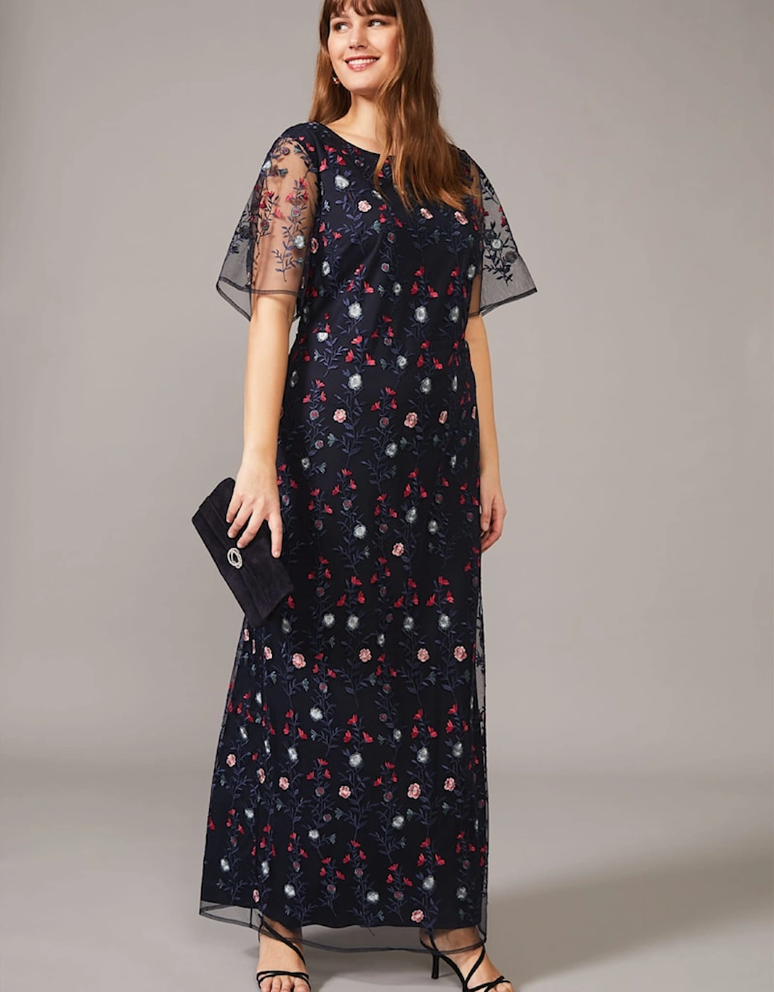 Emily Embroidered Maxi Dress, 7 of 6