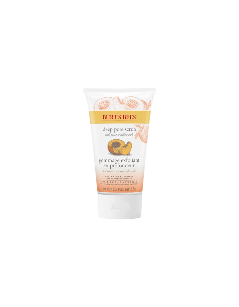Peach & Willowbark Deep Pore Scrub (4 oz / 110g) - Burt's Bees