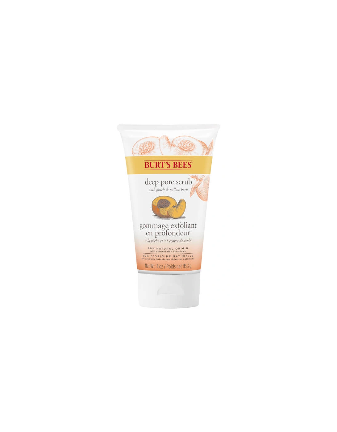 Peach & Willowbark Deep Pore Scrub (4 oz / 110g) - Burt's Bees, 2 of 1