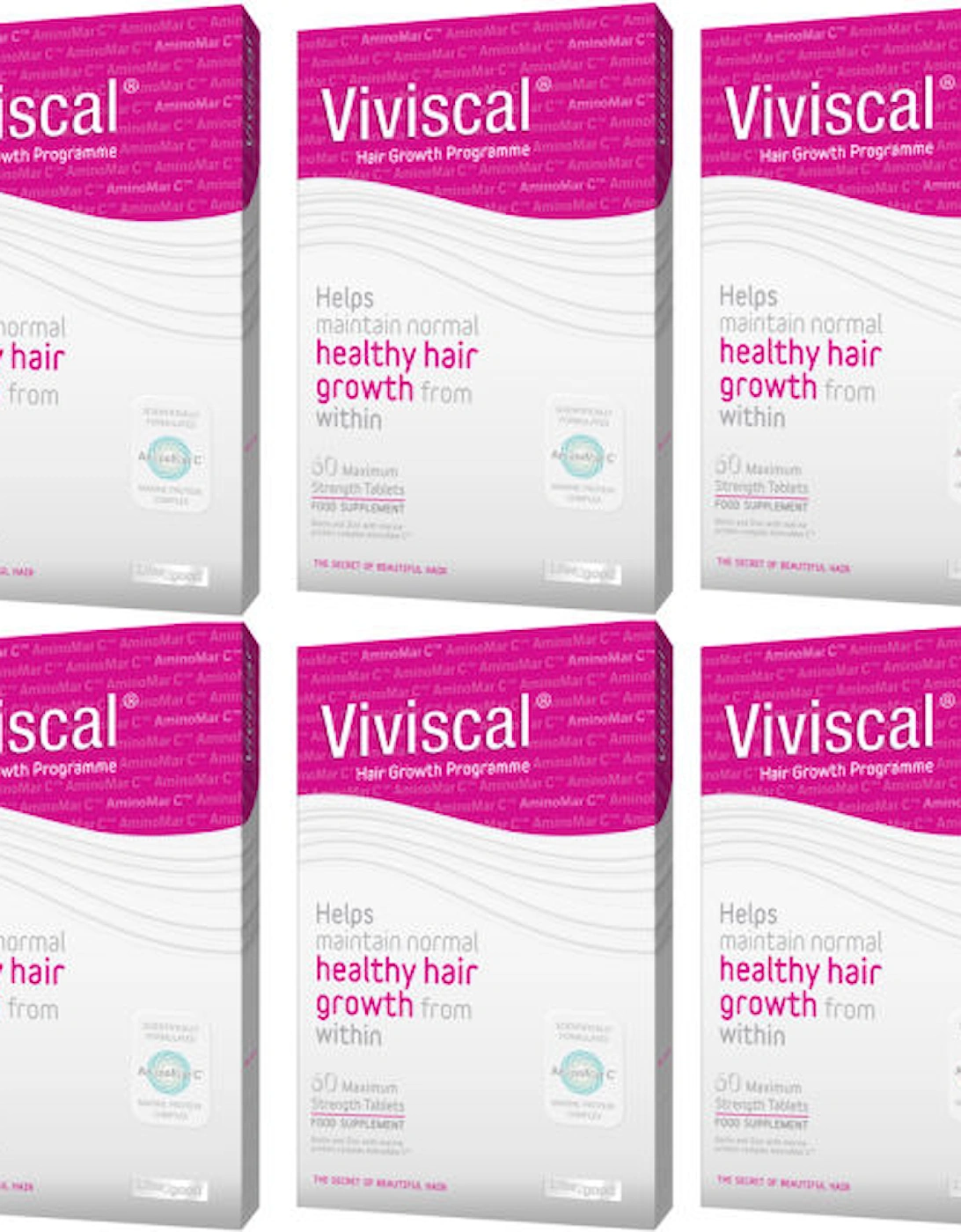 Max Hair Growth Supplement (6 x 60s) (6 months supply) - Viviscal, 2 of 1
