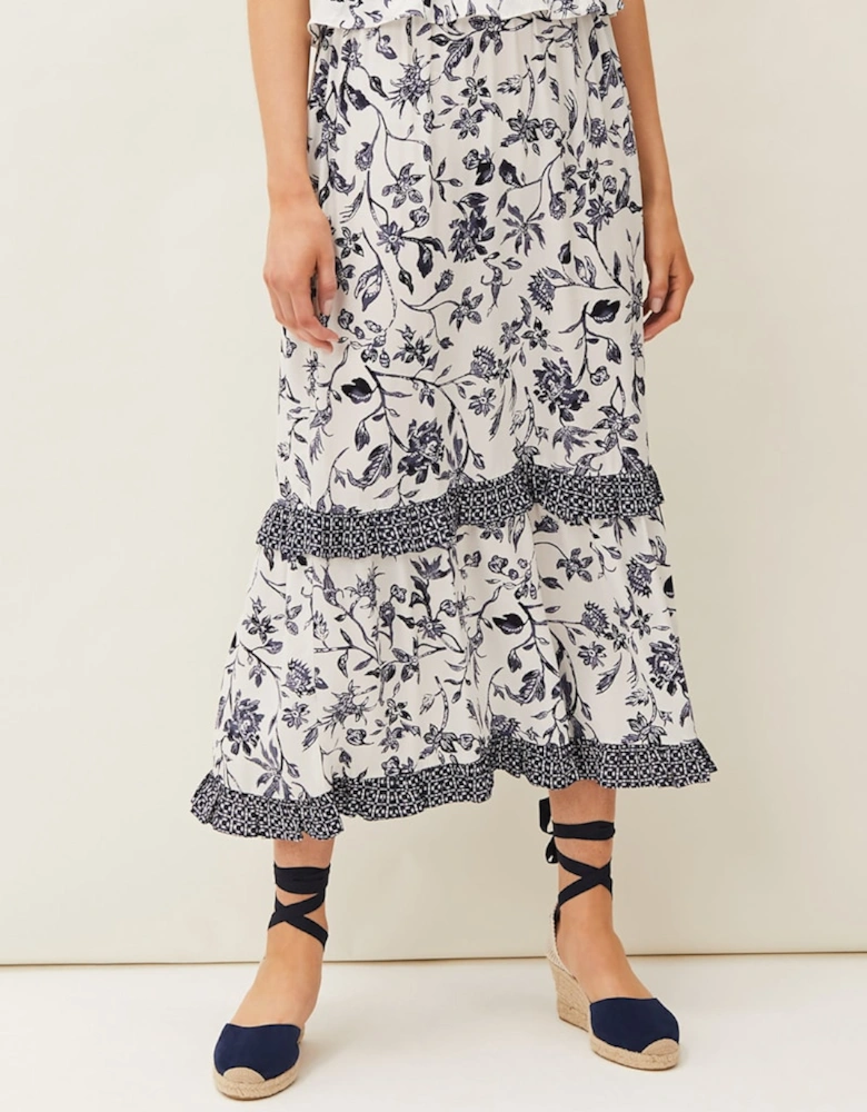 Ferne Floral Co-Ord Midi Skirt