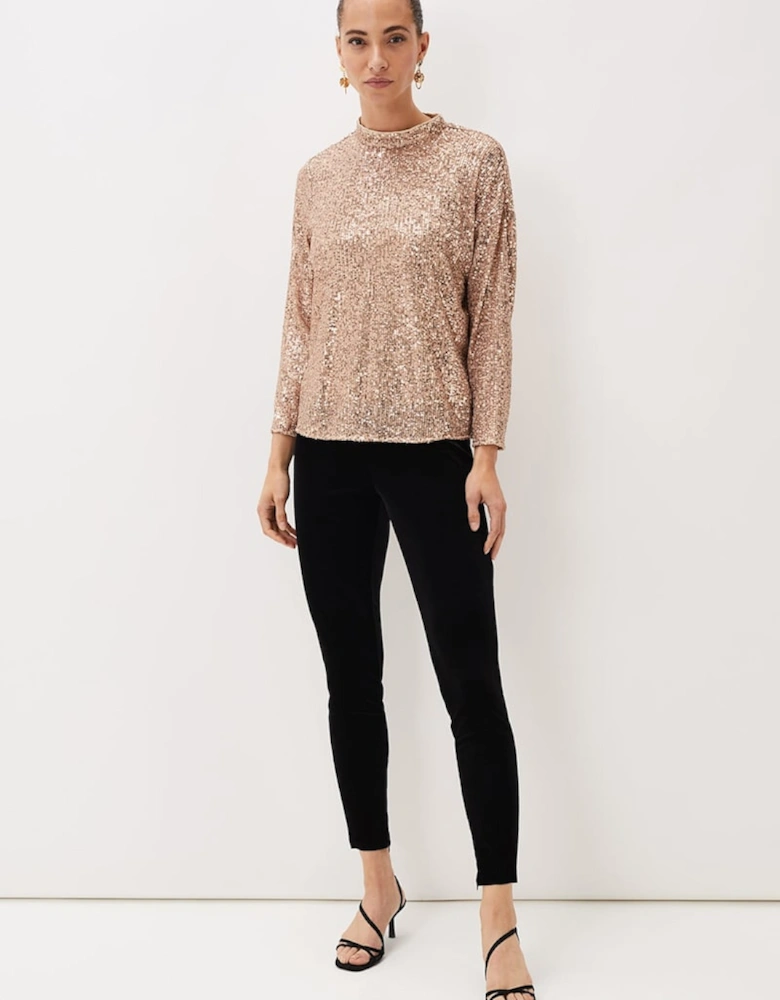 Dhara Sequin Blouse