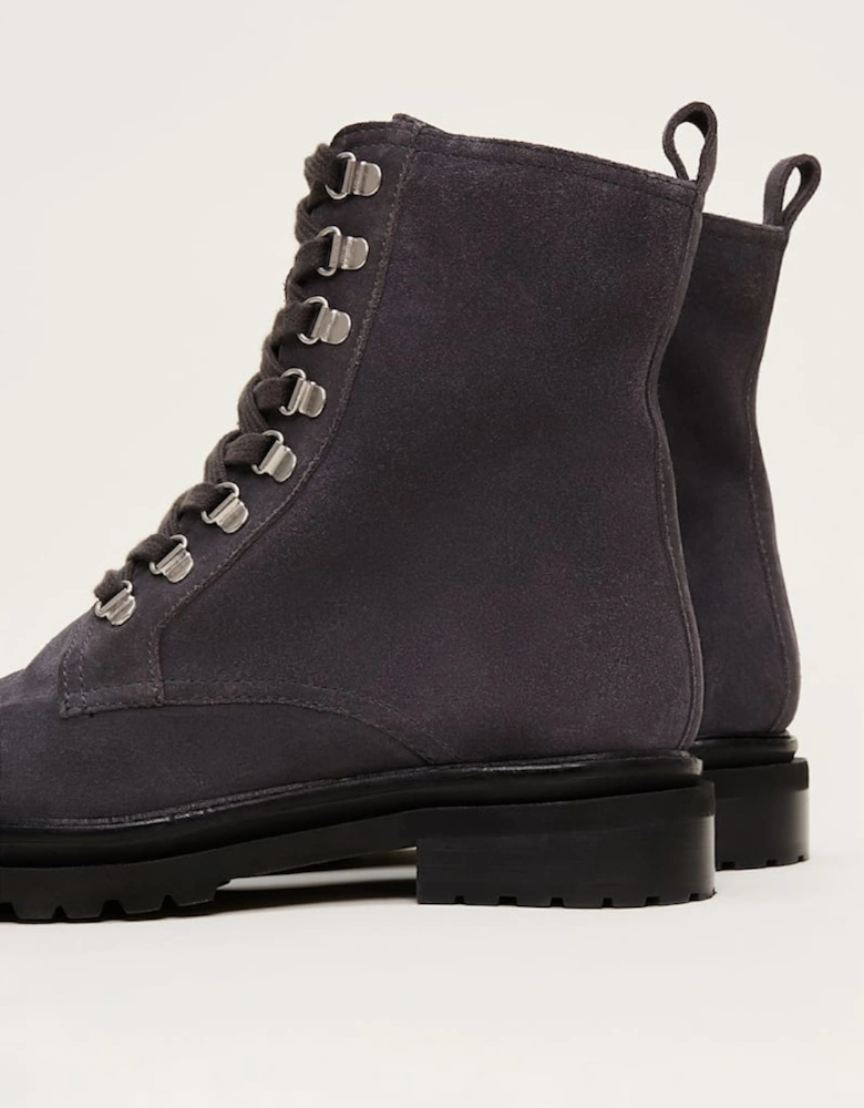 Meladie Leather Lace Up Boot