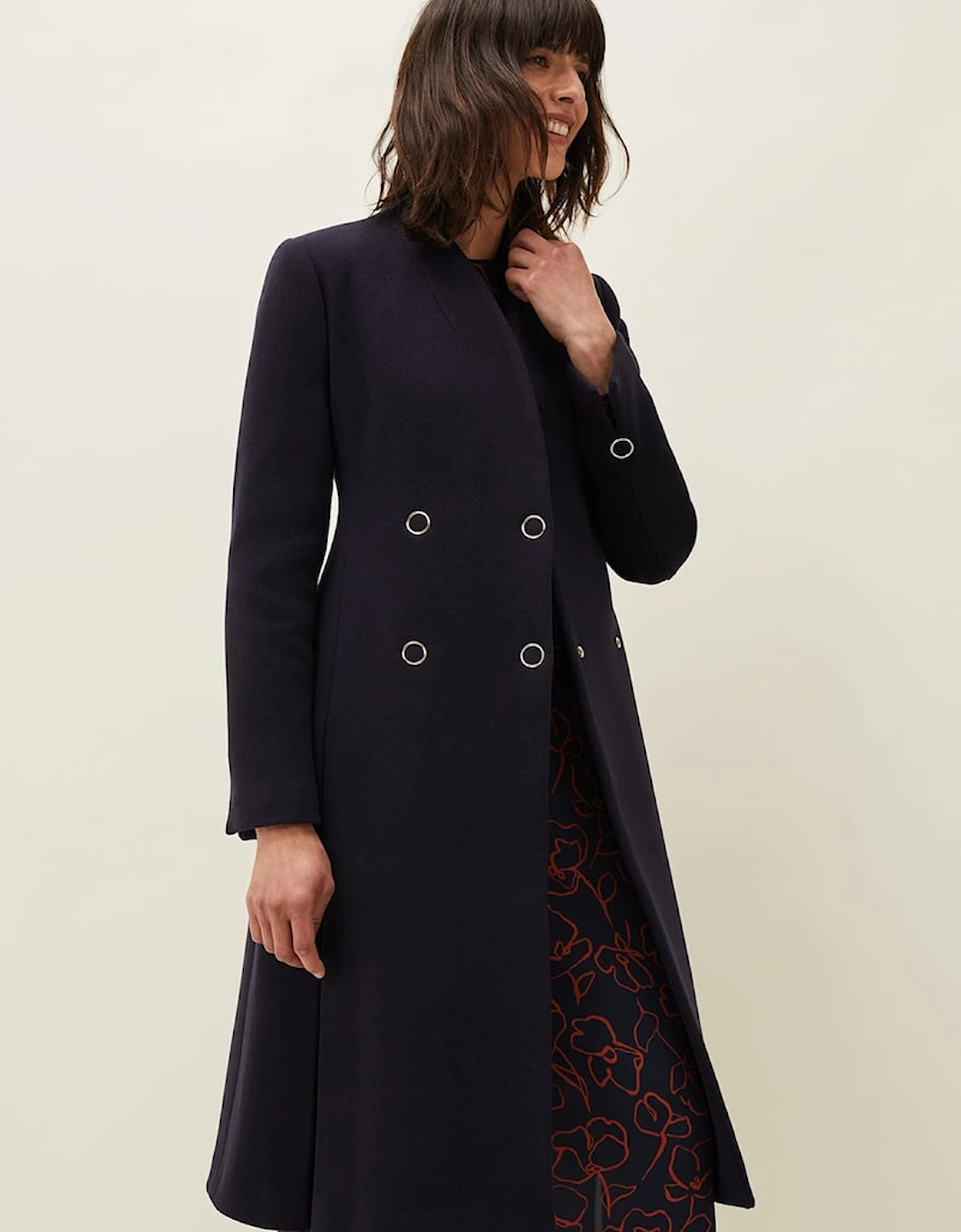 Evie-Rose Fit & Flare Wool Coat, 9 of 8