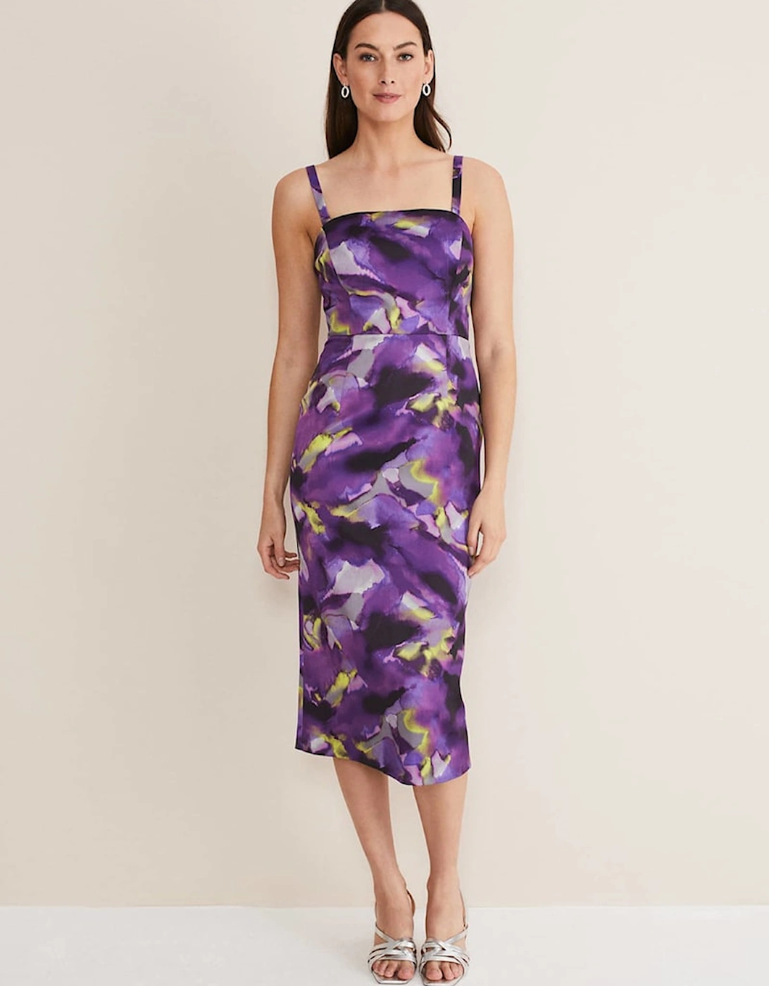 Adelita Abstract Print Dress, 7 of 6