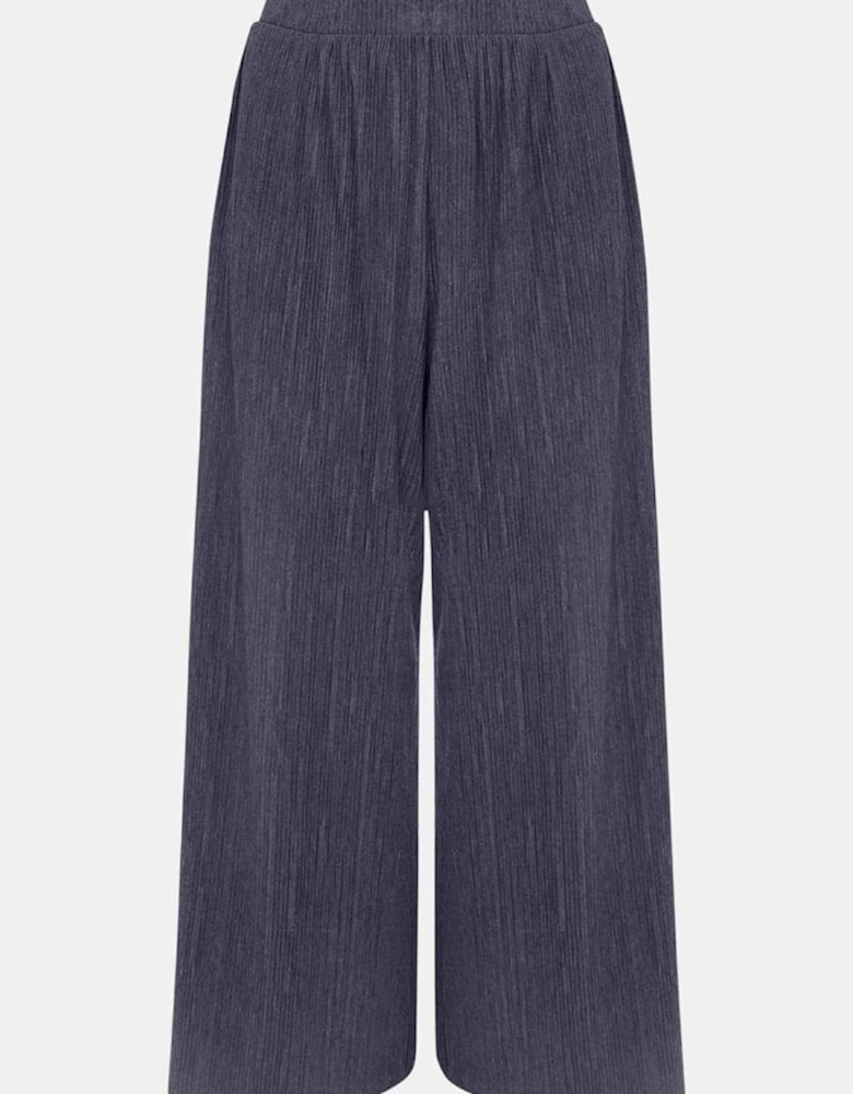 Bradie Plisse Wide Leg Trousers