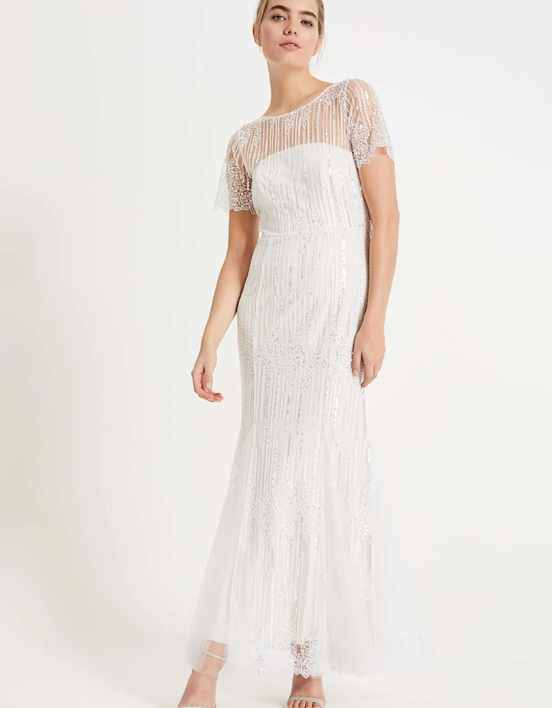 Leonora Sequin Bridal Dress