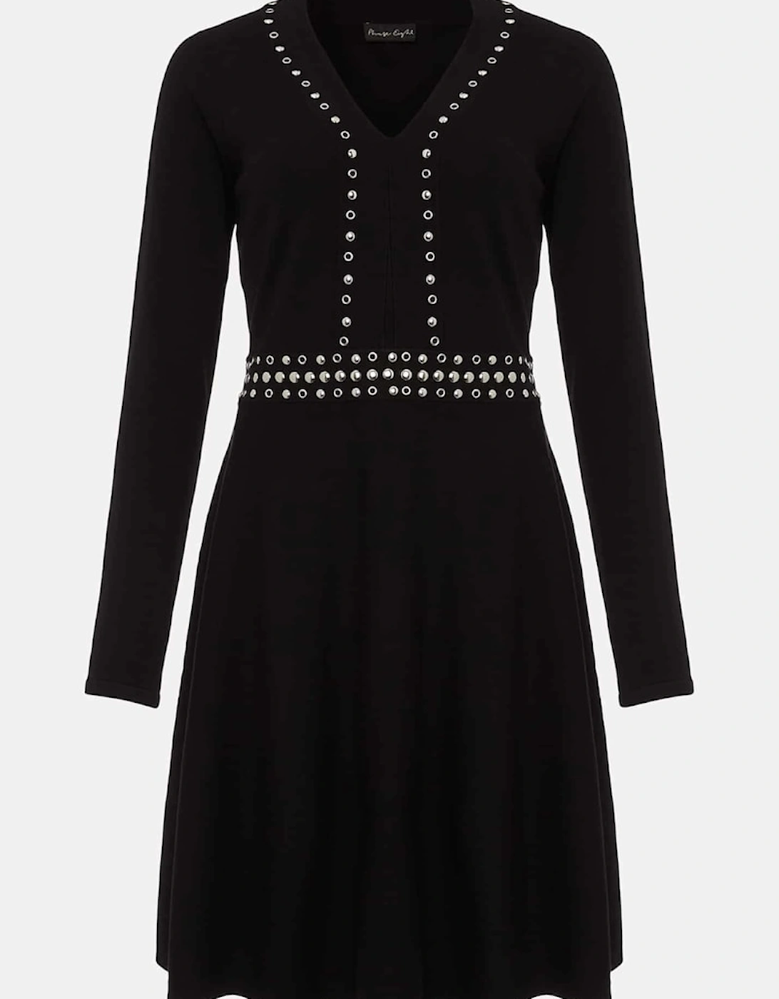 Claren Studded Knitted Dress