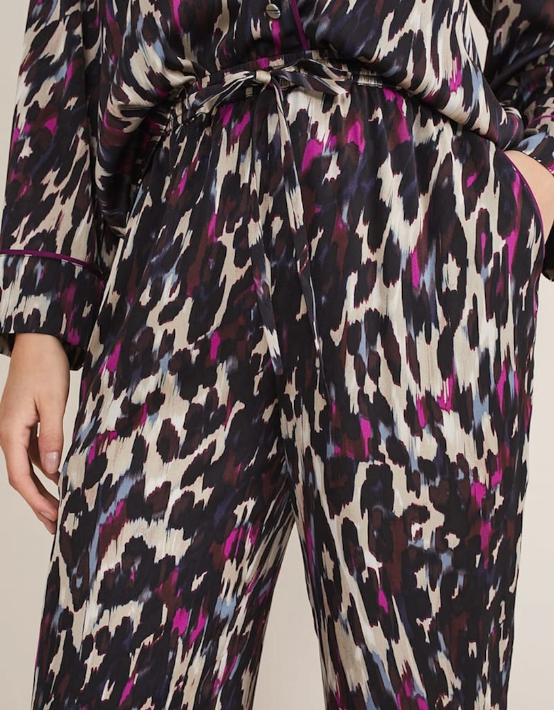 Millicent Leopard Print Pyjama Set
