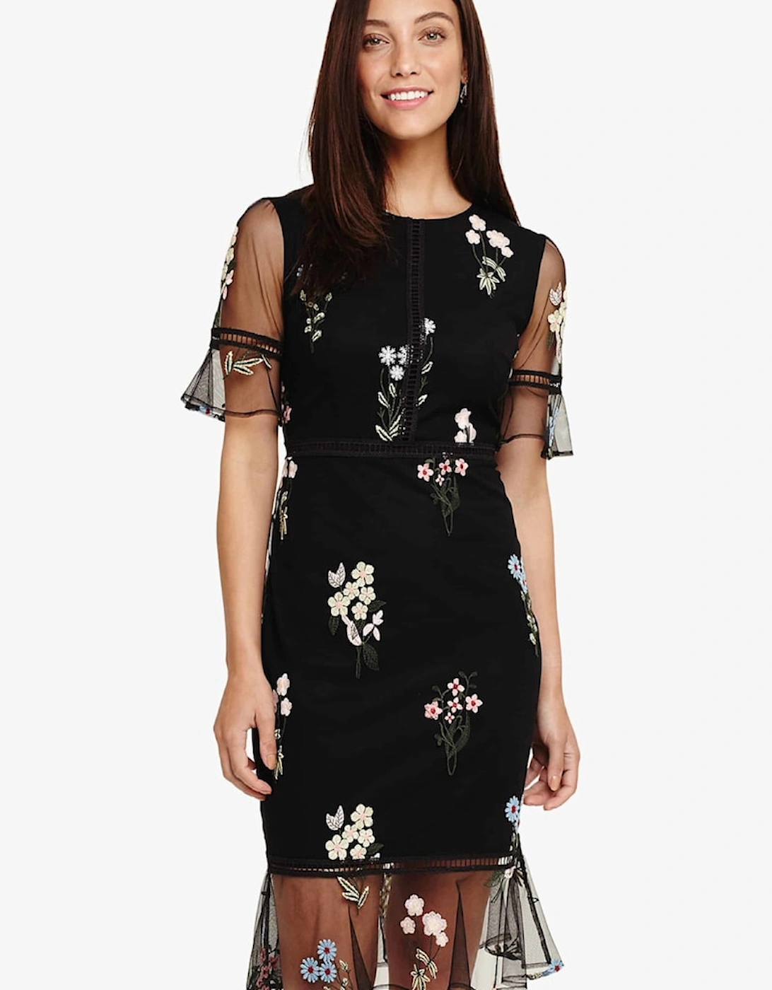 Ditsy Embroidered Dress, 7 of 6