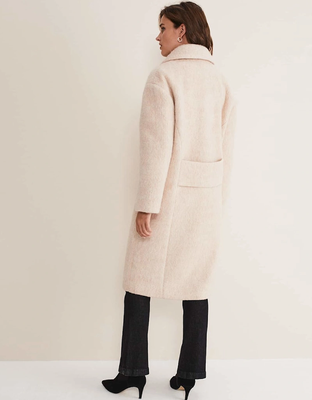 Quinn Textured Cocoon Coat